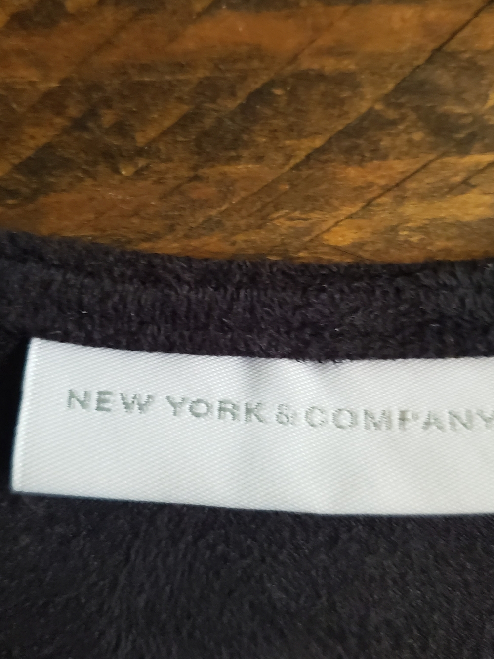 New York & Comany Sleeveless Black Fringe cardigan Vest Small - Picture 9 of 11
